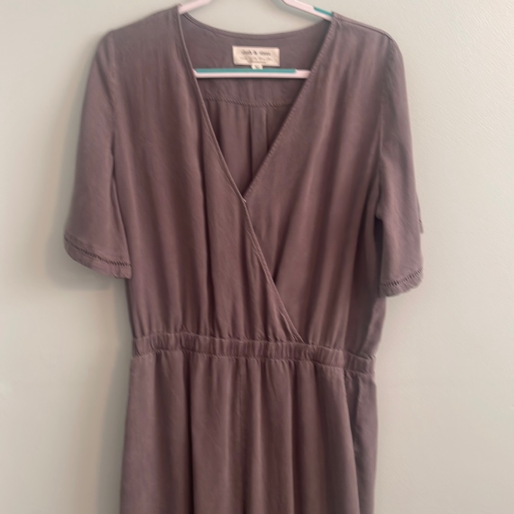 Anthropologie Cloth and Stone gray jumpsuit